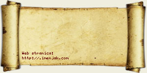 Jasmina Manić vizit kartica